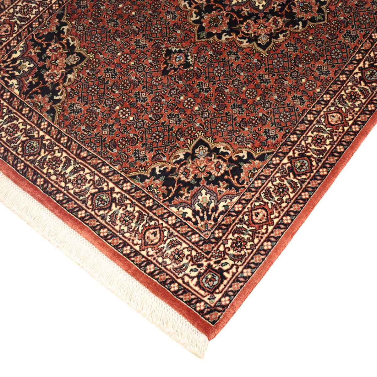 Tapis persan - Bidjar - 139 x 82 cm - rouille