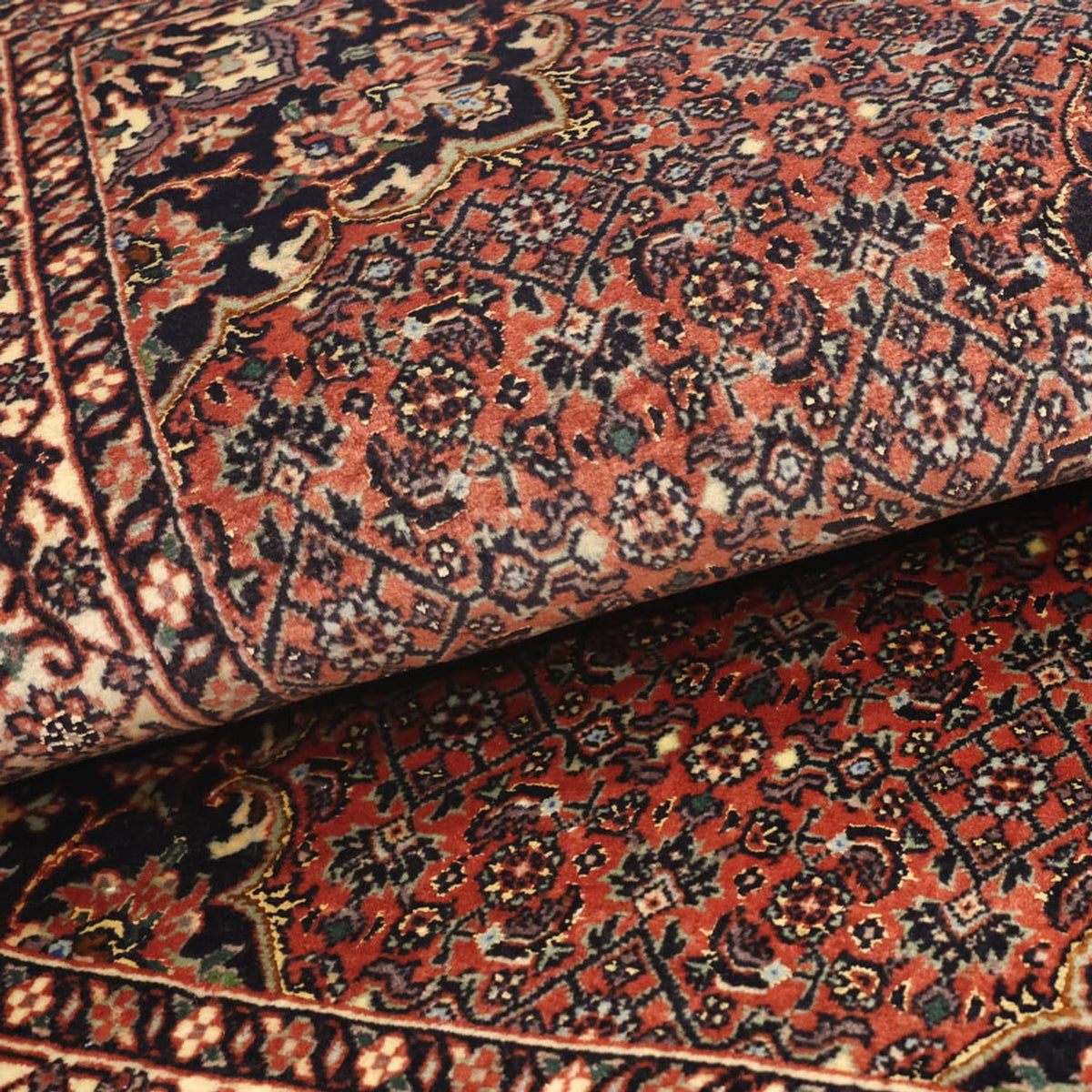 Tapis persan - Bidjar - 139 x 82 cm - rouille