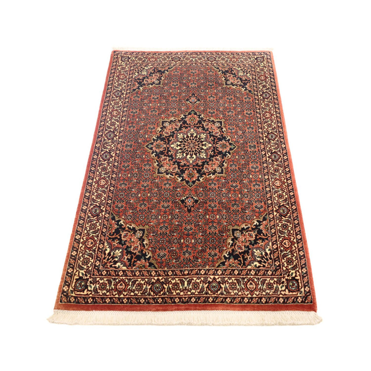 Tapis persan - Bidjar - 139 x 82 cm - rouille