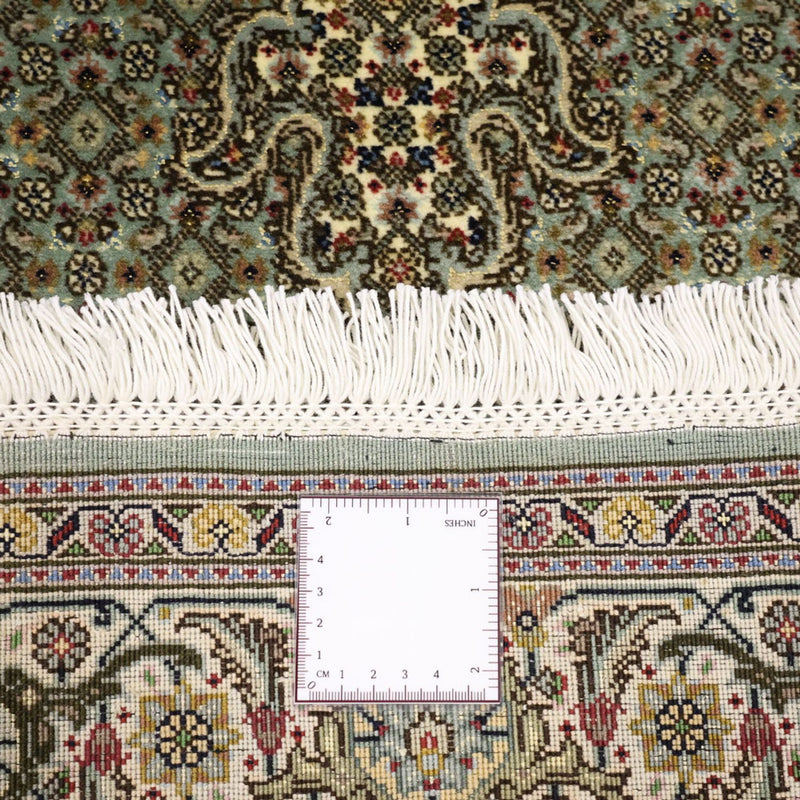 Tapis persan - Tabriz - Royal - 153 x 101 cm - vert olive
