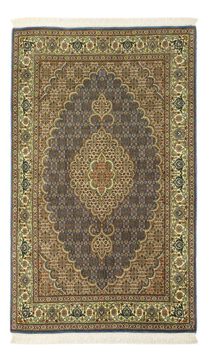 Tapis persan - Tabriz - Royal - 158 x 96 cm - vert olive