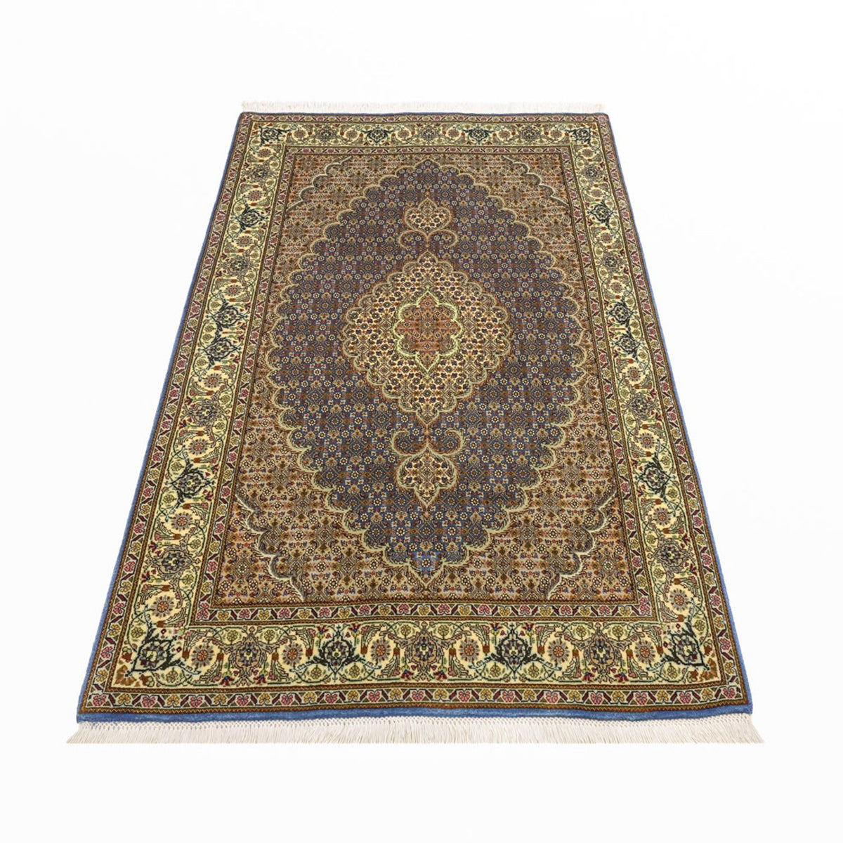 Tapis persan - Tabriz - Royal - 158 x 96 cm - vert olive
