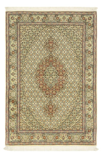 Tapis persan - Tabriz - Royal - 150 x 102 cm - vert olive