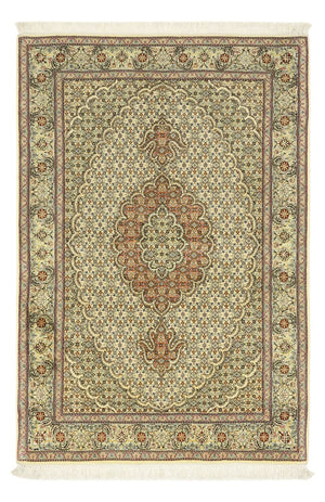 Tapis persan - Tabriz - Royal - 150 x 102 cm - vert olive