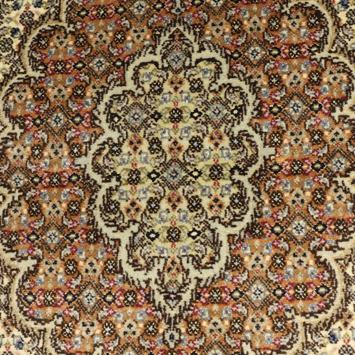 Tapis persan - Tabriz - Royal - 150 x 102 cm - vert olive