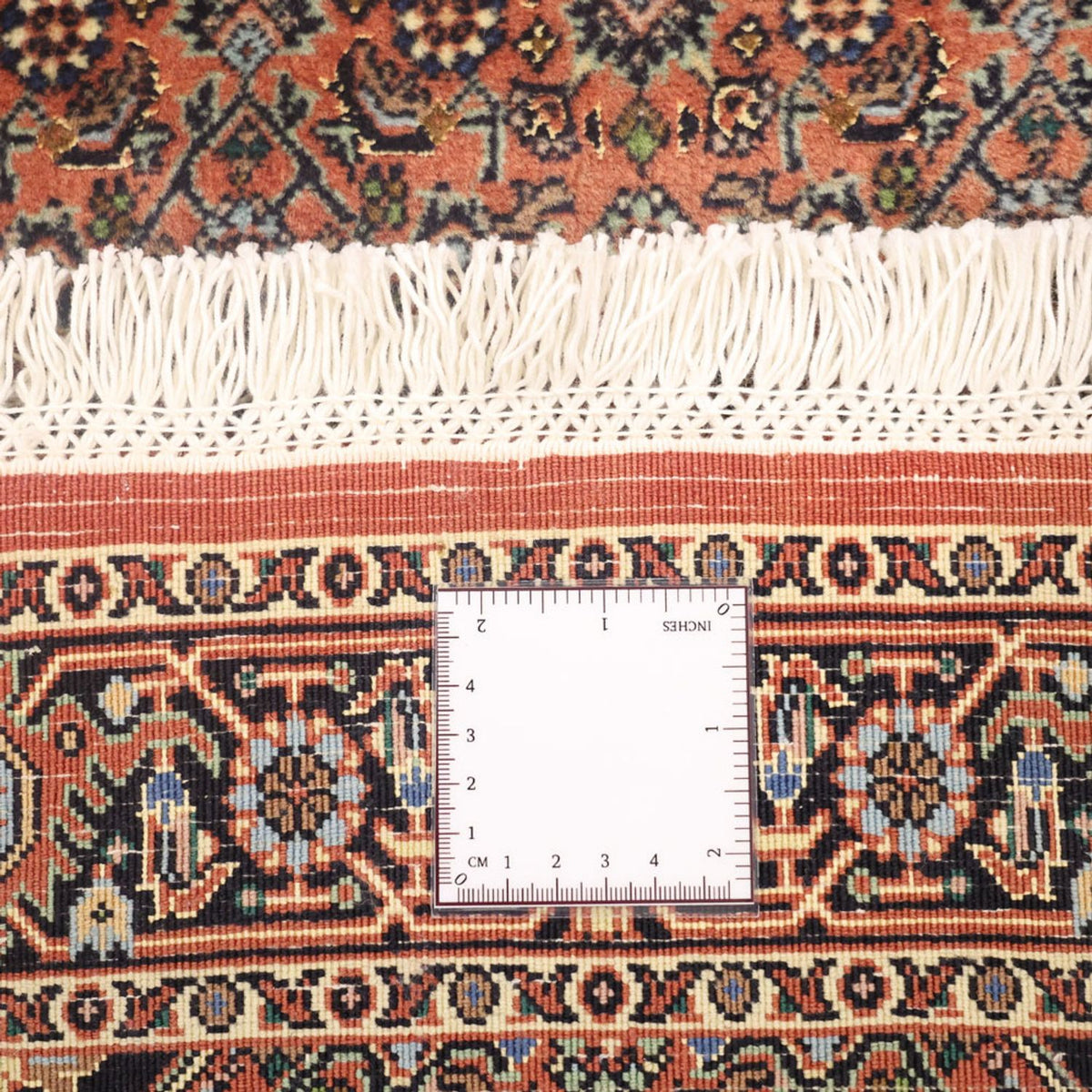 Tapis persan - Bidjar - 140 x 68 cm - rouge foncé