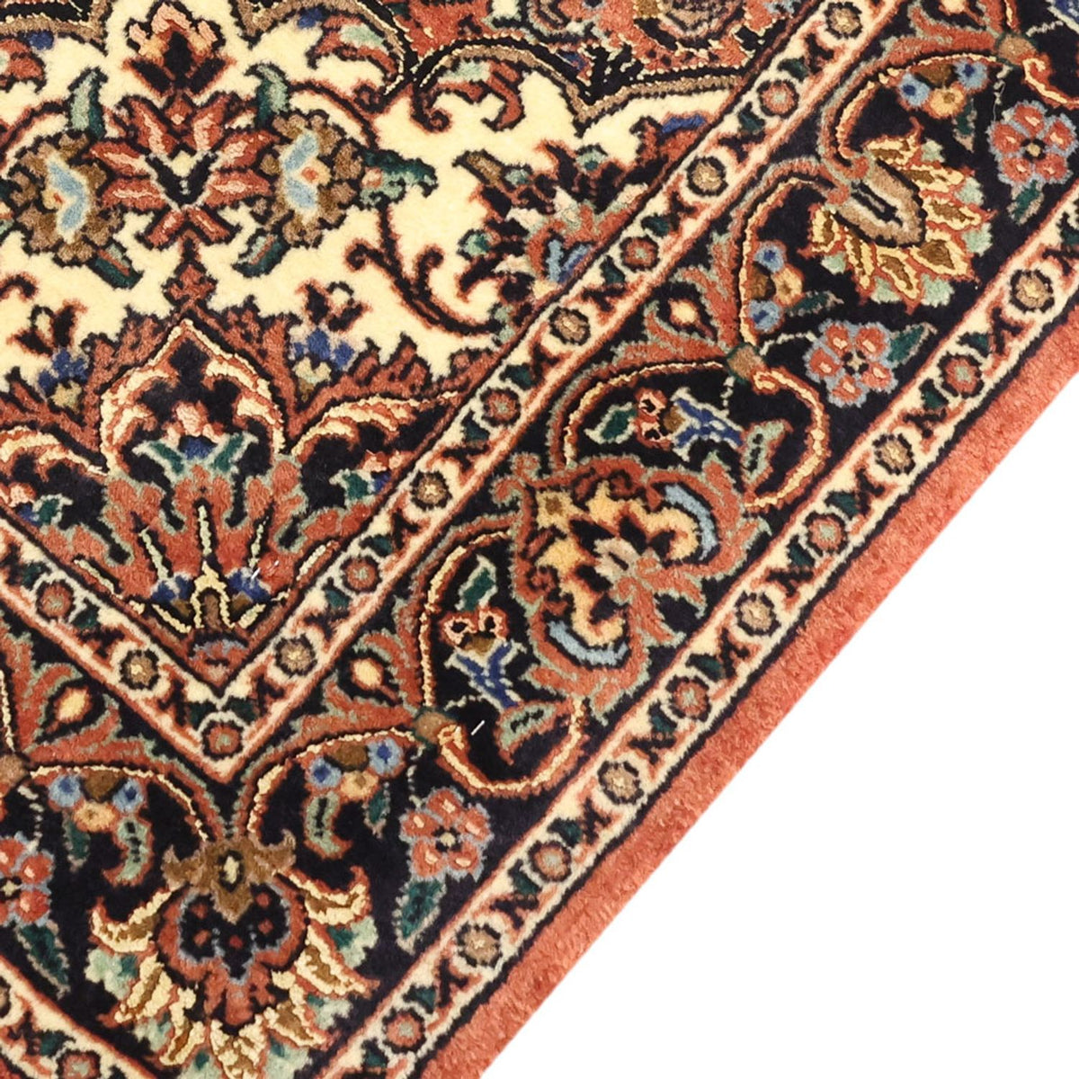 Tapis persan - Bidjar - 145 x 73 cm - rouge foncé