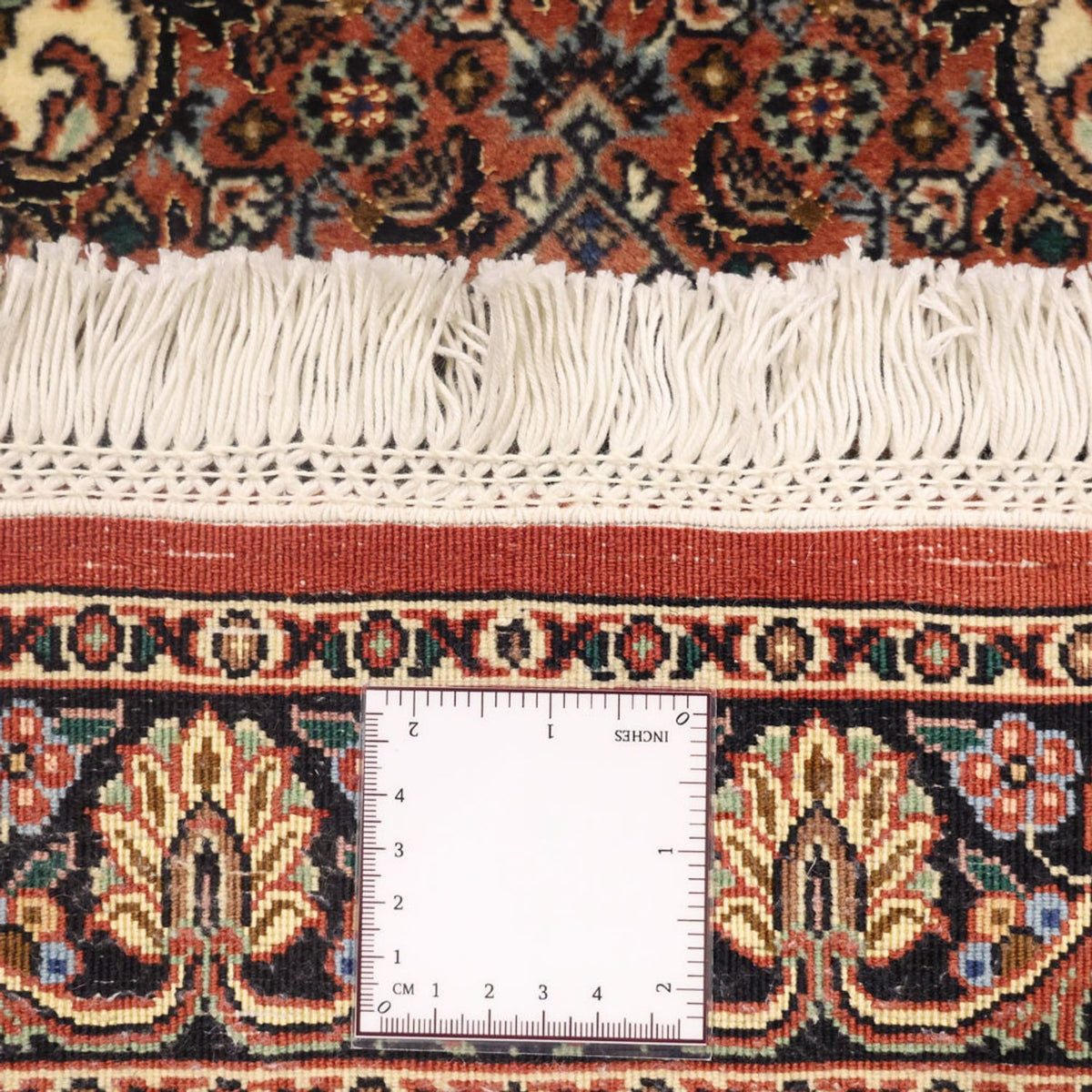 Tapis persan - Bidjar - 145 x 73 cm - rouge foncé