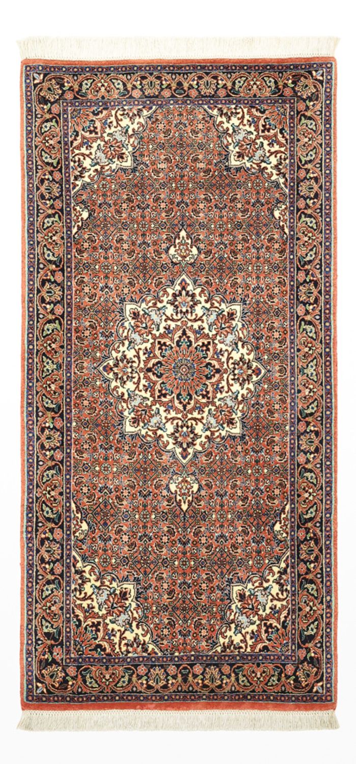 Tapis persan - Bidjar - 141 x 69 cm - rouge foncé