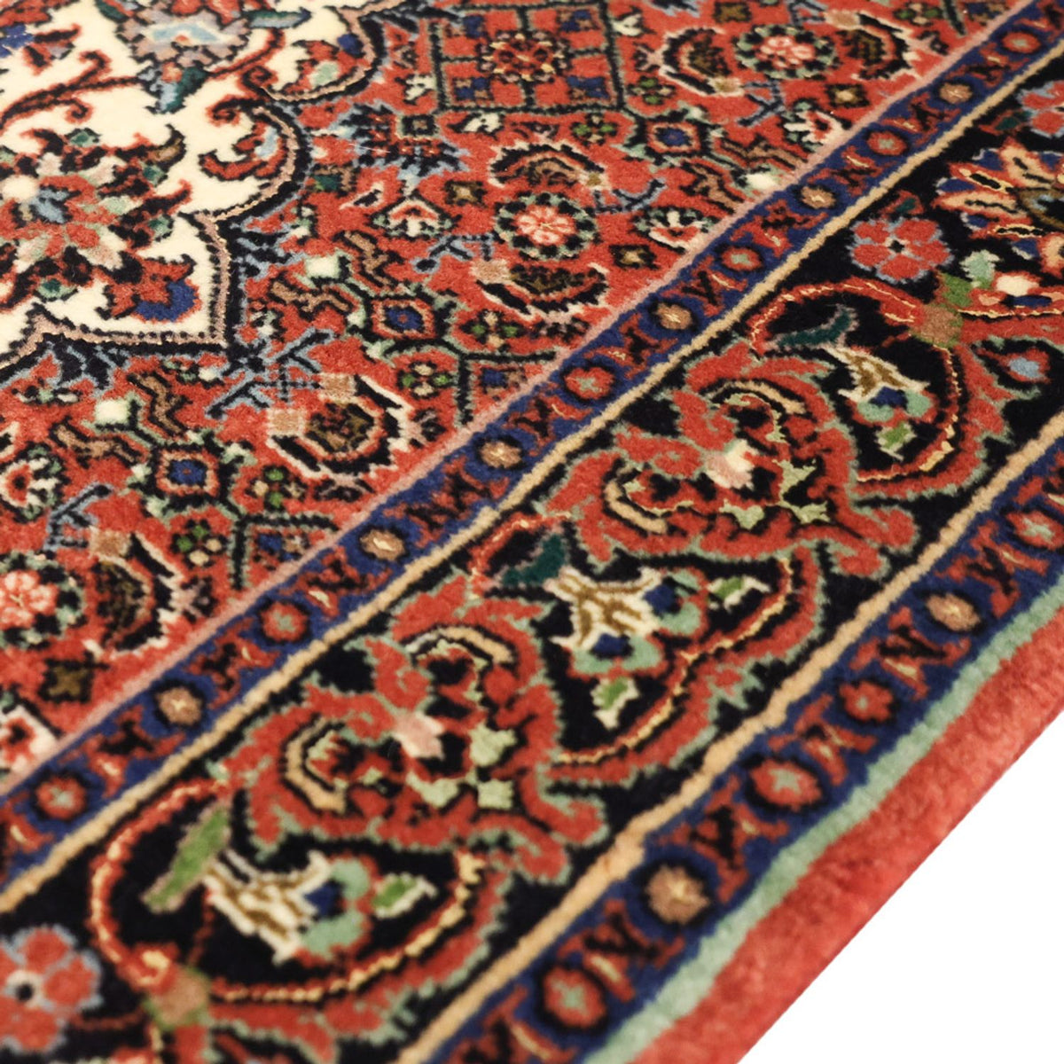 Tapis persan - Bidjar - 141 x 69 cm - rouge foncé