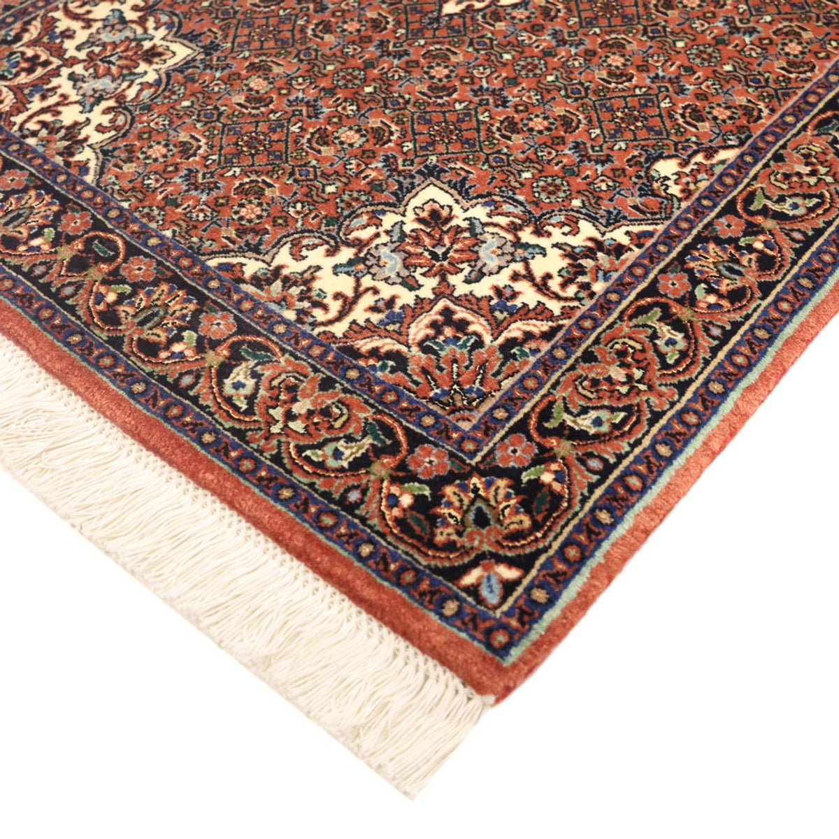 Tapis persan - Bidjar - 141 x 69 cm - rouge foncé