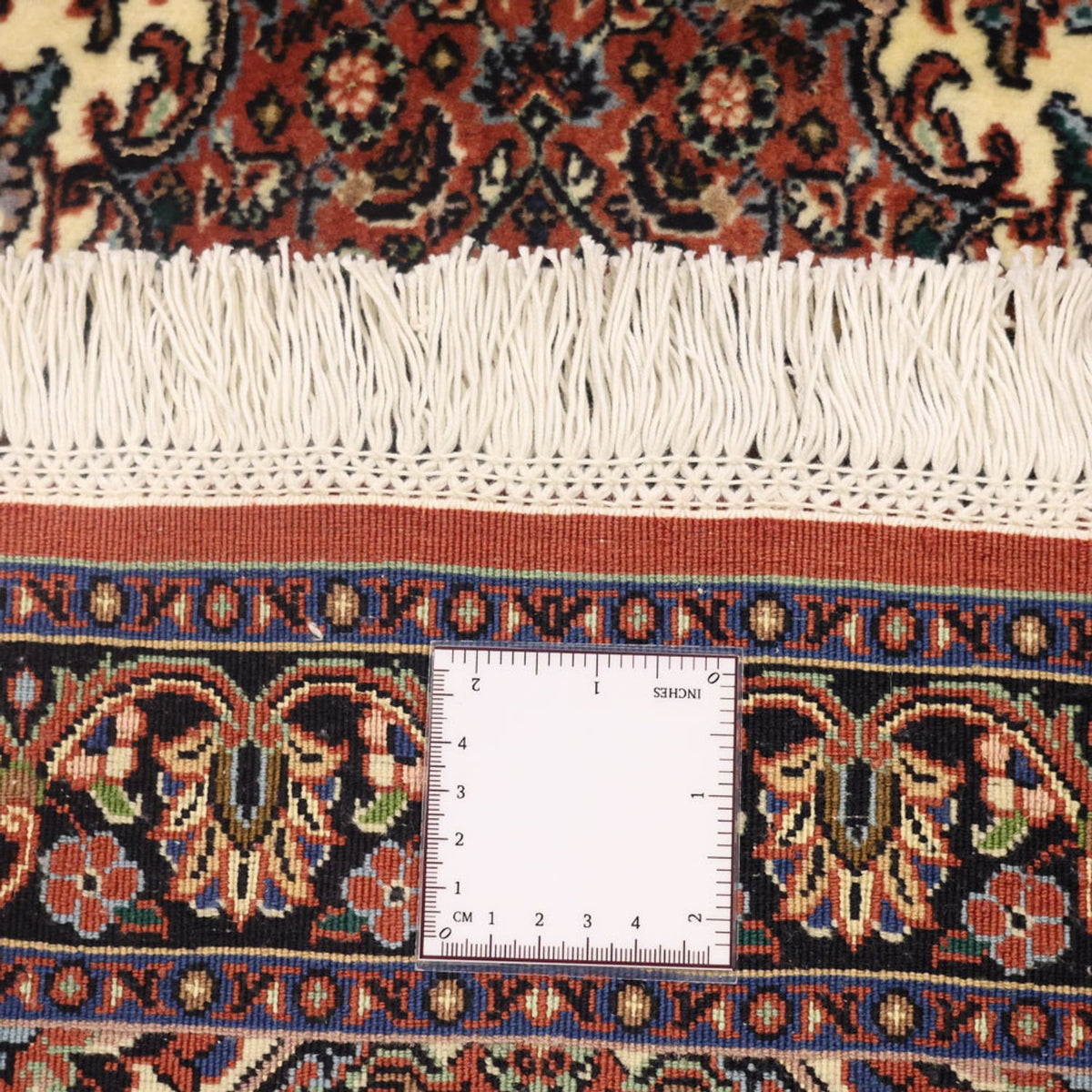 Tapis persan - Bidjar - 141 x 69 cm - rouge foncé