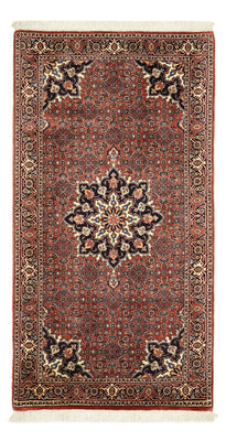 Tapis persan - Bidjar - 135 x 73 cm - rouge foncé