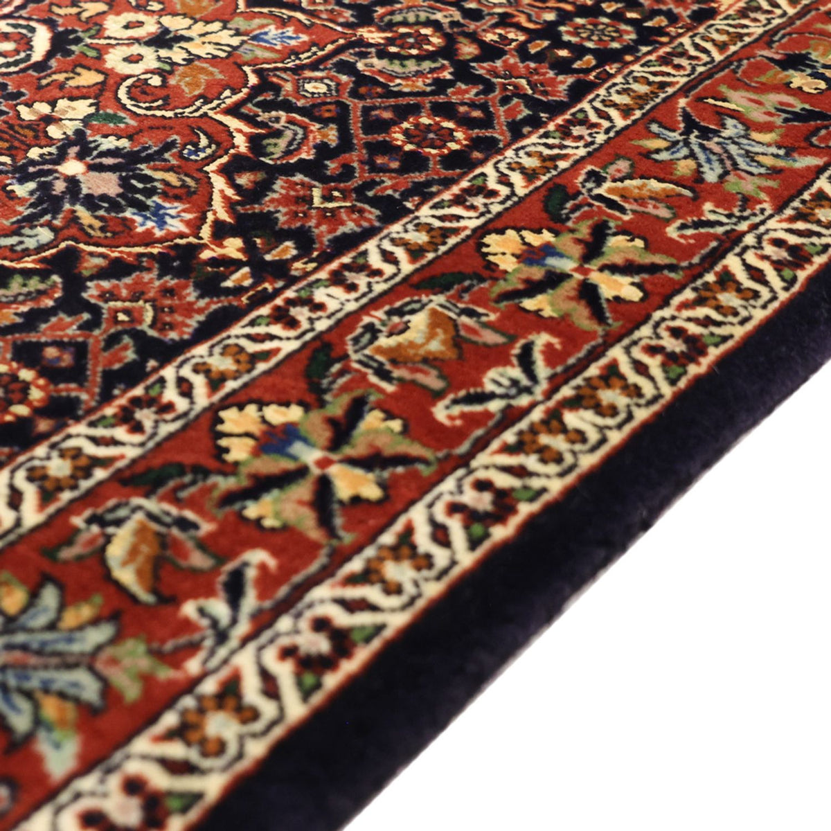 Tapis persan - Bidjar - 139 x 70 cm - rouge foncé