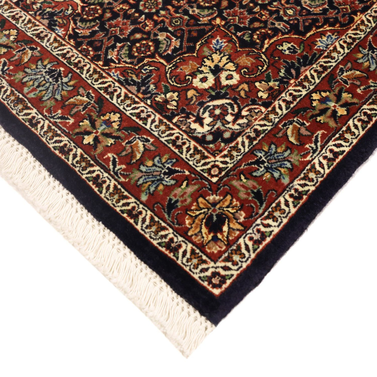 Tapis persan - Bidjar - 139 x 70 cm - rouge foncé