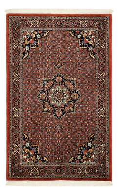 Tapis persan - Bidjar - 147 x 90 cm - rouge foncé