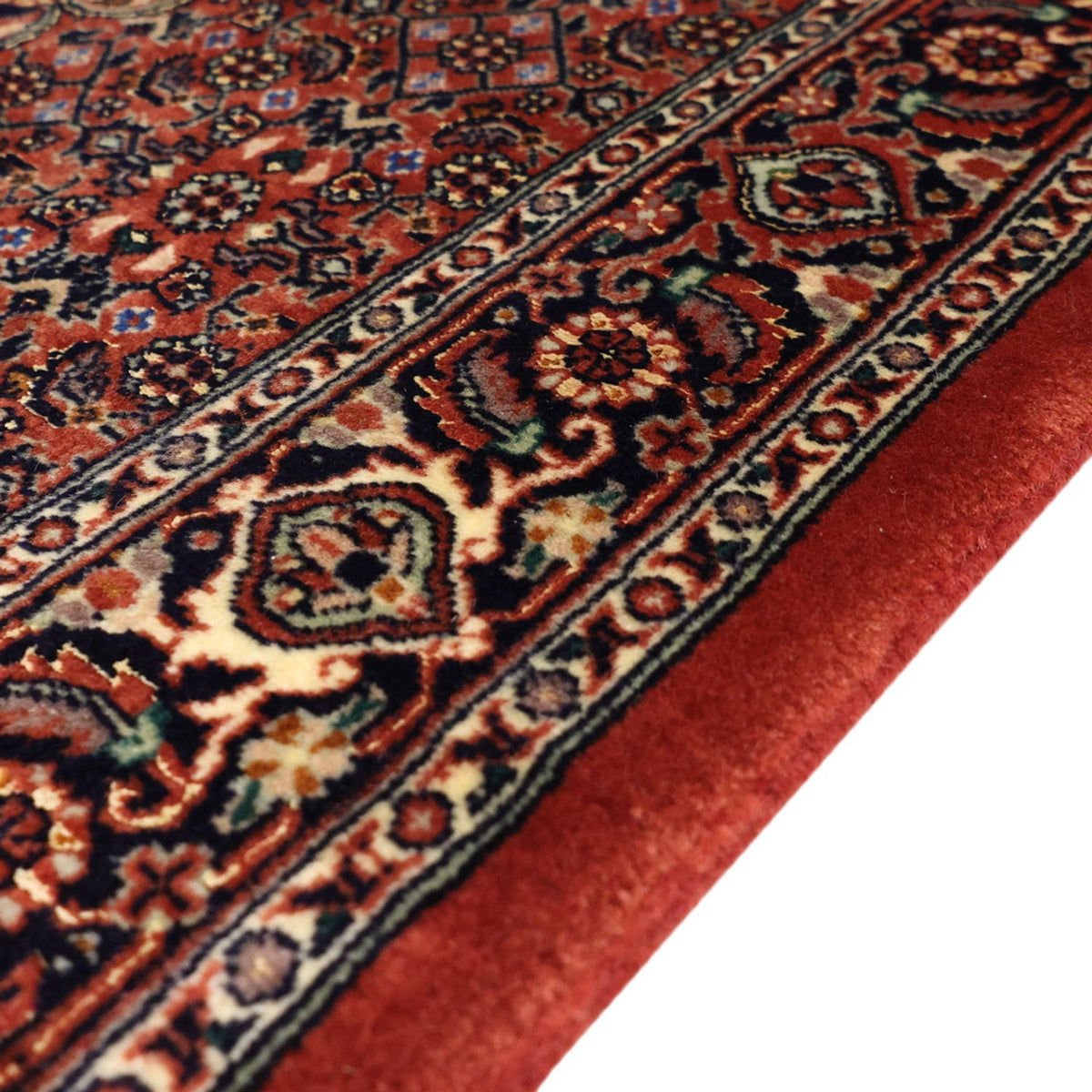 Tapis persan - Bidjar - 147 x 90 cm - rouge foncé