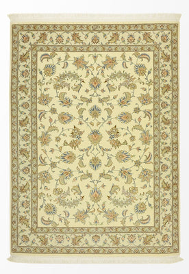 Tapis persan - Tabriz - Royal - 151 x 108 cm - beige