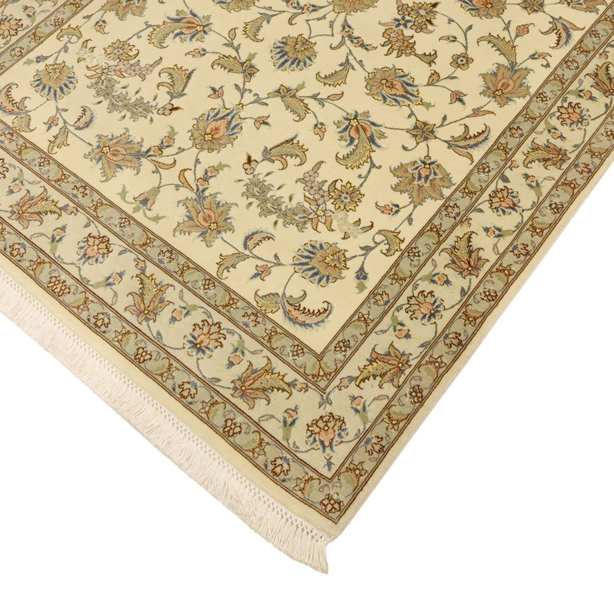 Tapis persan - Tabriz - Royal - 151 x 108 cm - beige