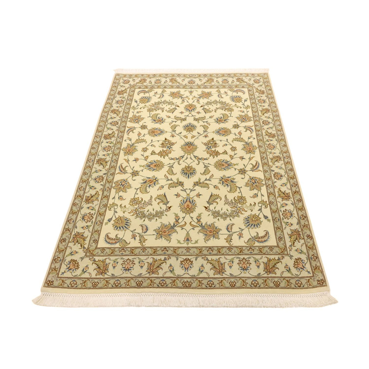 Tapis persan - Tabriz - Royal - 151 x 108 cm - beige