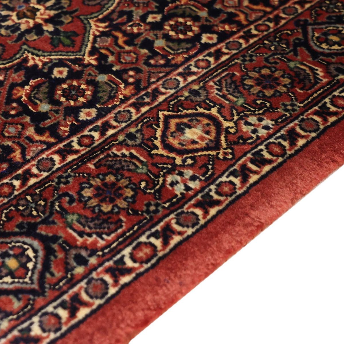 Tapis persan - Bidjar - 136 x 69 cm - beige foncé