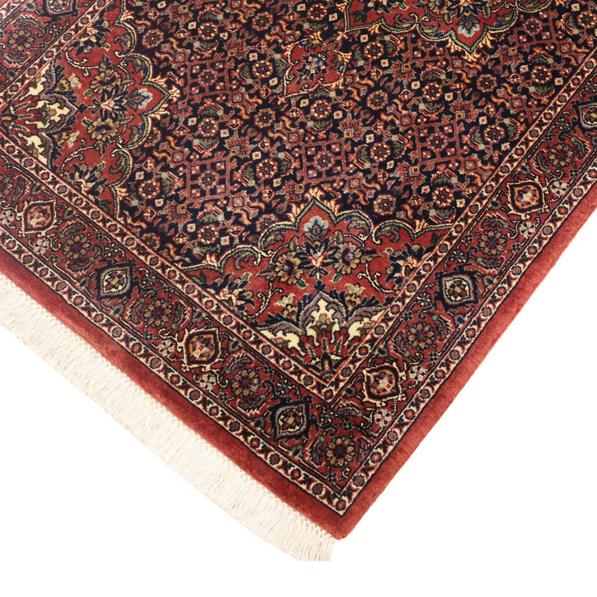 Tapis persan - Bidjar - 136 x 69 cm - beige foncé