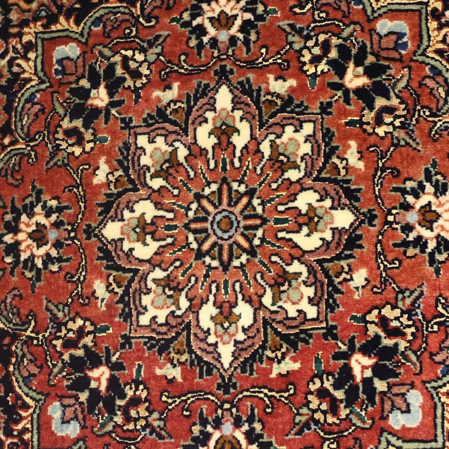 Perserteppich - Bidjar - 136 x 72 cm - dunkelbeige