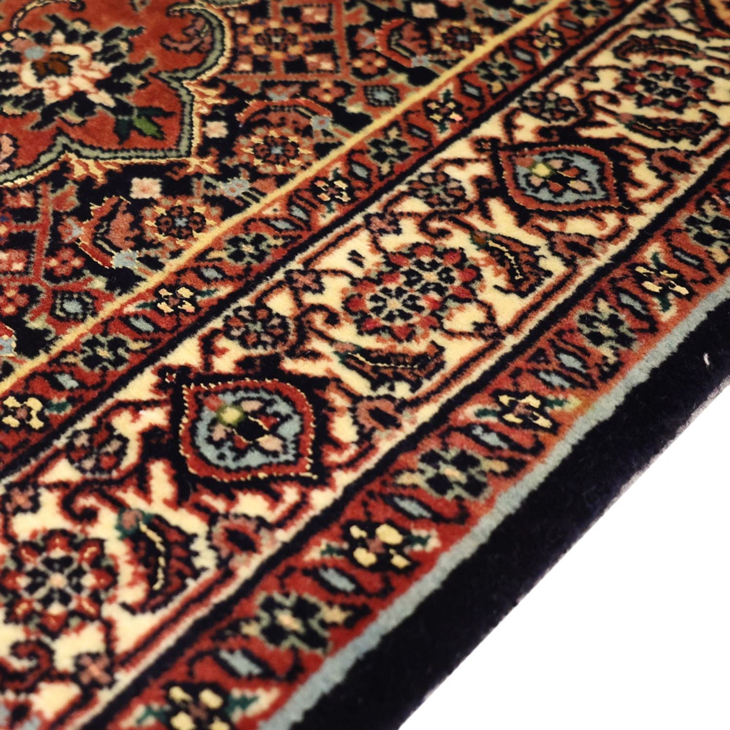 Perserteppich - Bidjar - 136 x 72 cm - dunkelbeige
