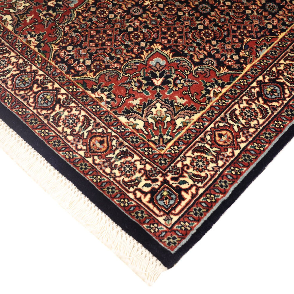 Tapis persan - Bidjar - 136 x 72 cm - beige foncé