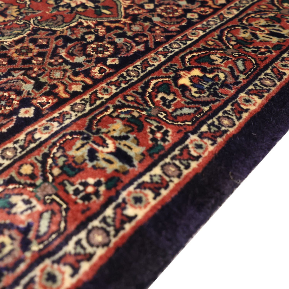 Tapis persan - Bidjar - 136 x 73 cm - beige foncé