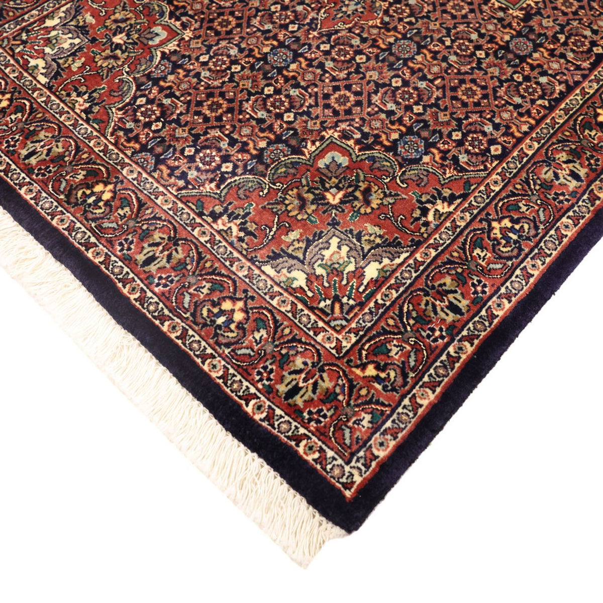 Tapis persan - Bidjar - 136 x 73 cm - beige foncé