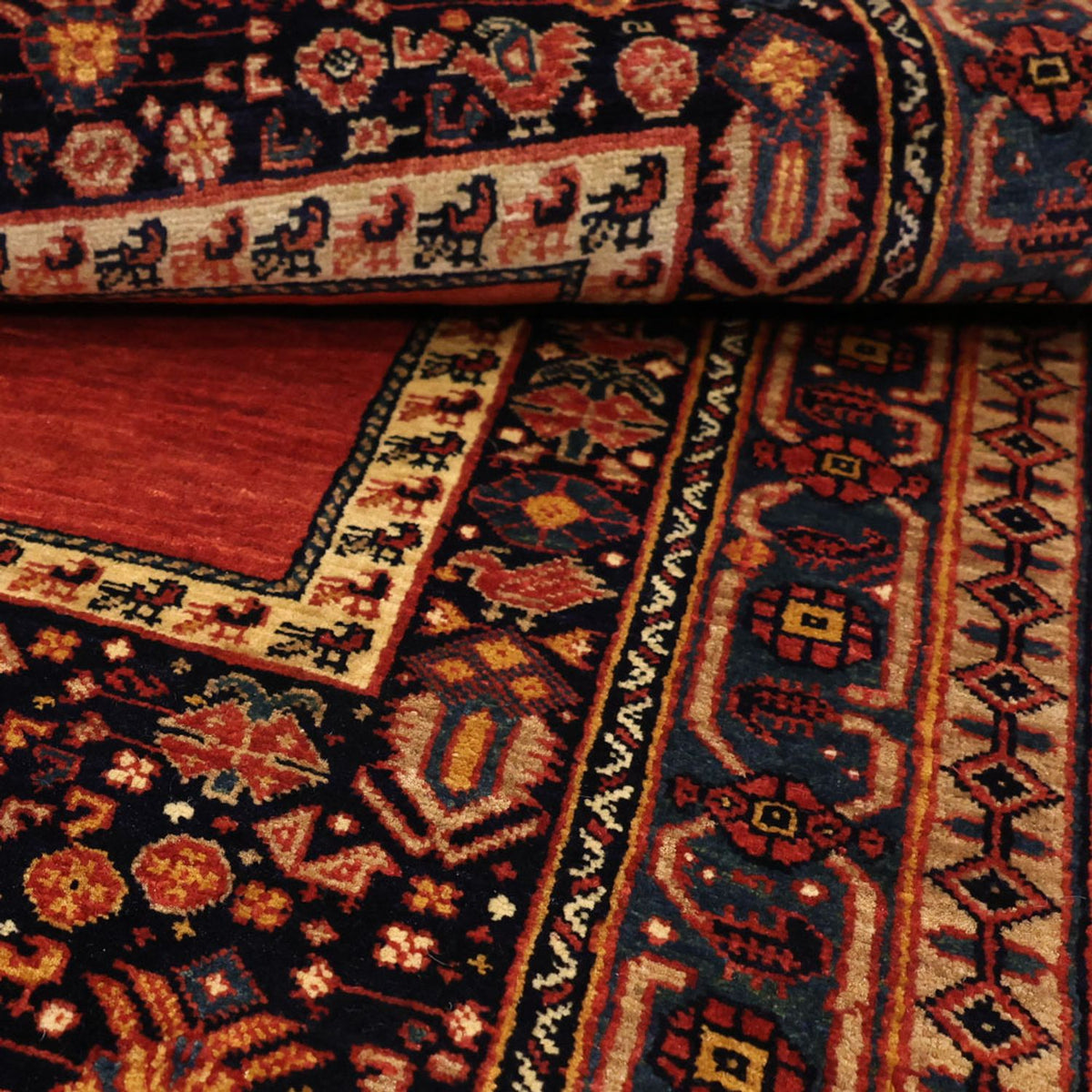 Tapis persan - Nomadic - 143 x 105 cm - multicolore