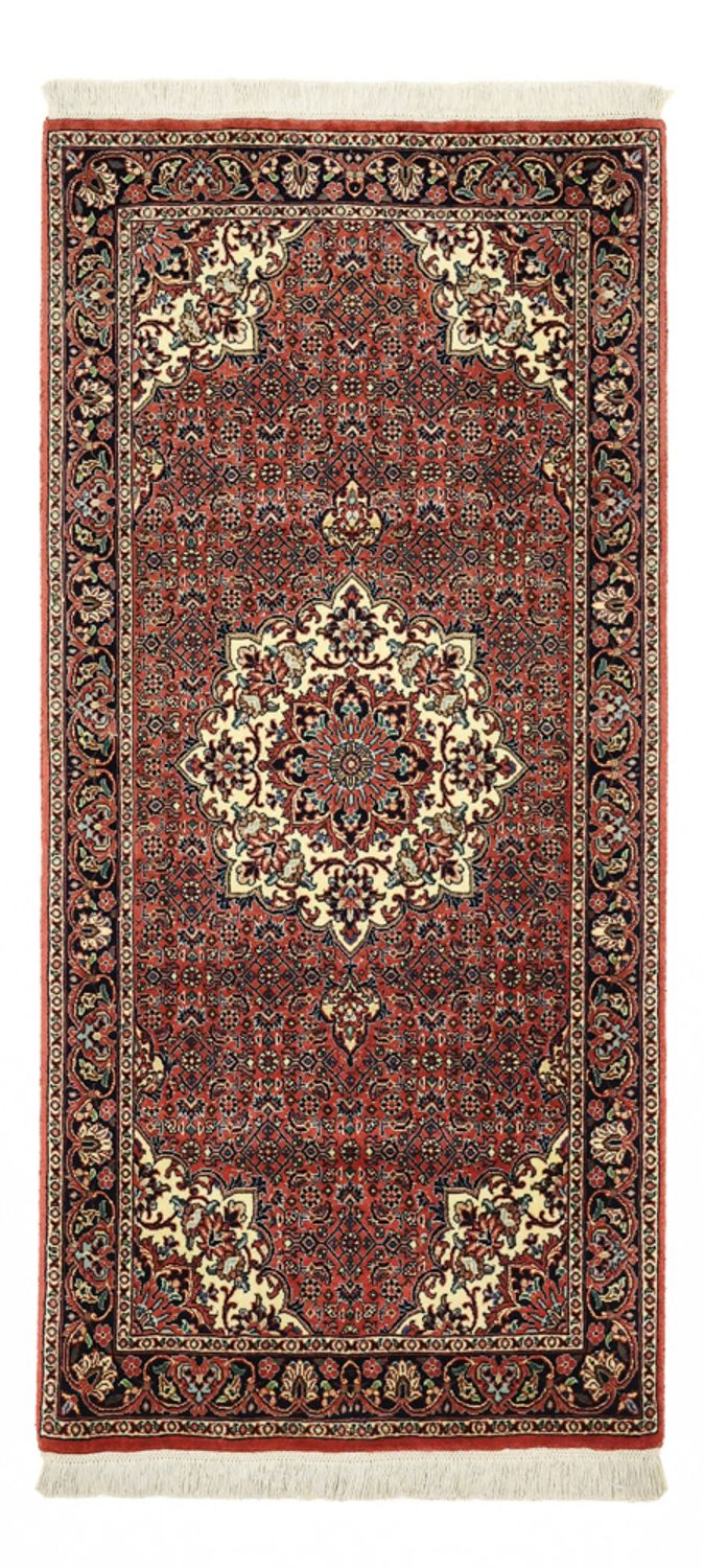 Tapis persan - Bidjar - 148 x 69 cm - rouge foncé