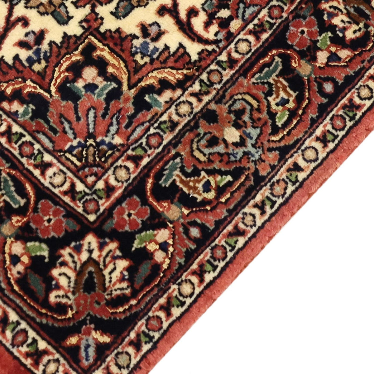Tapis persan - Bidjar - 148 x 69 cm - rouge foncé