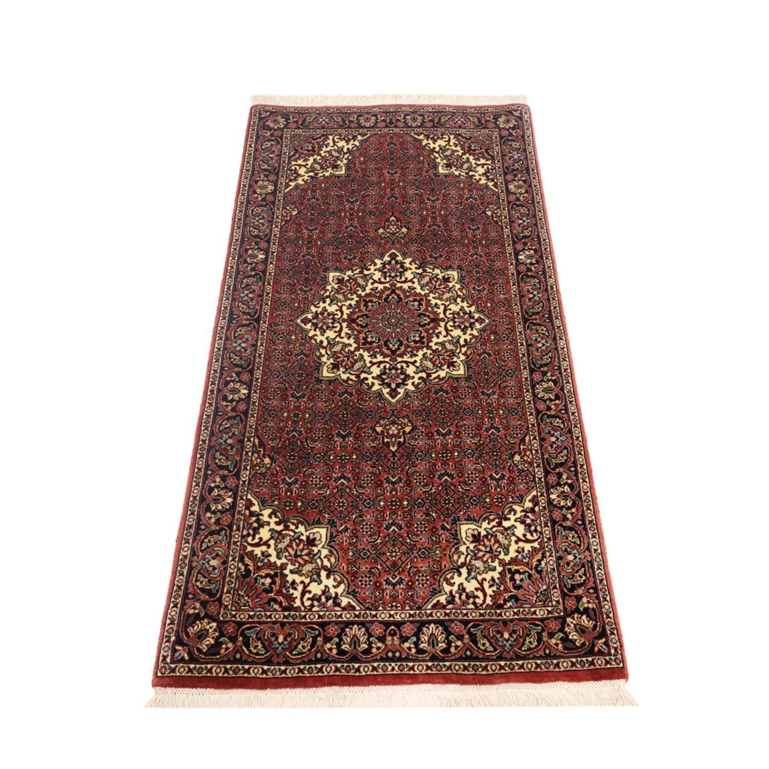 Perserteppich - Bidjar - 148 x 69 cm - dunkelrot