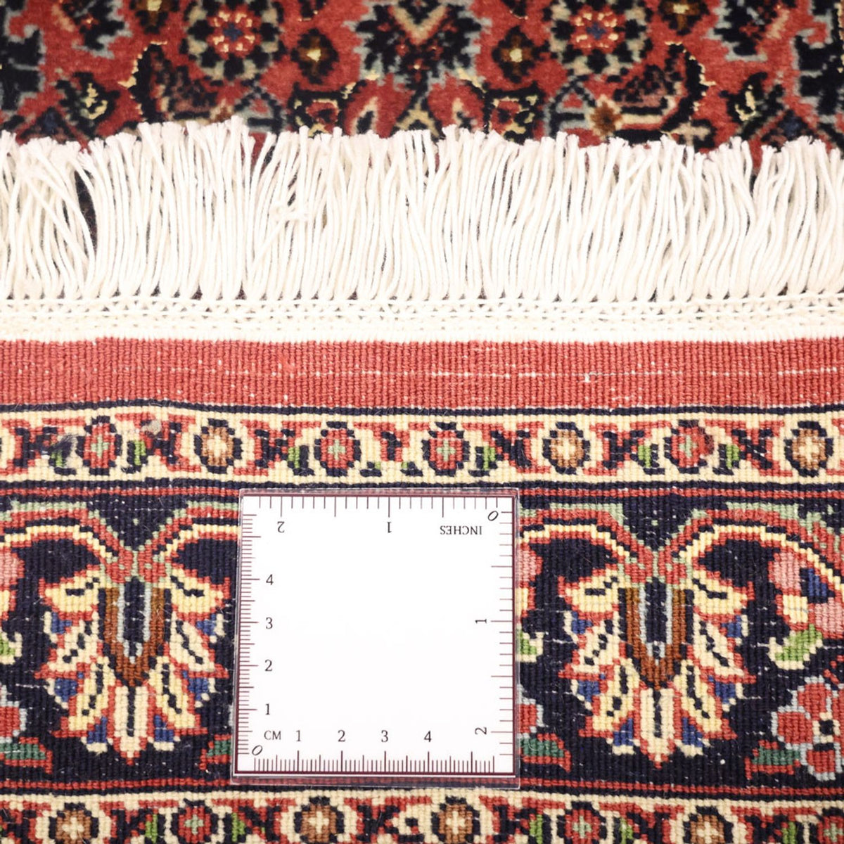 Tapis persan - Bidjar - 148 x 69 cm - rouge foncé