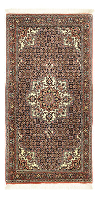 Tapis persan - Bidjar - Royal - 137 x 70 cm - rouge foncé