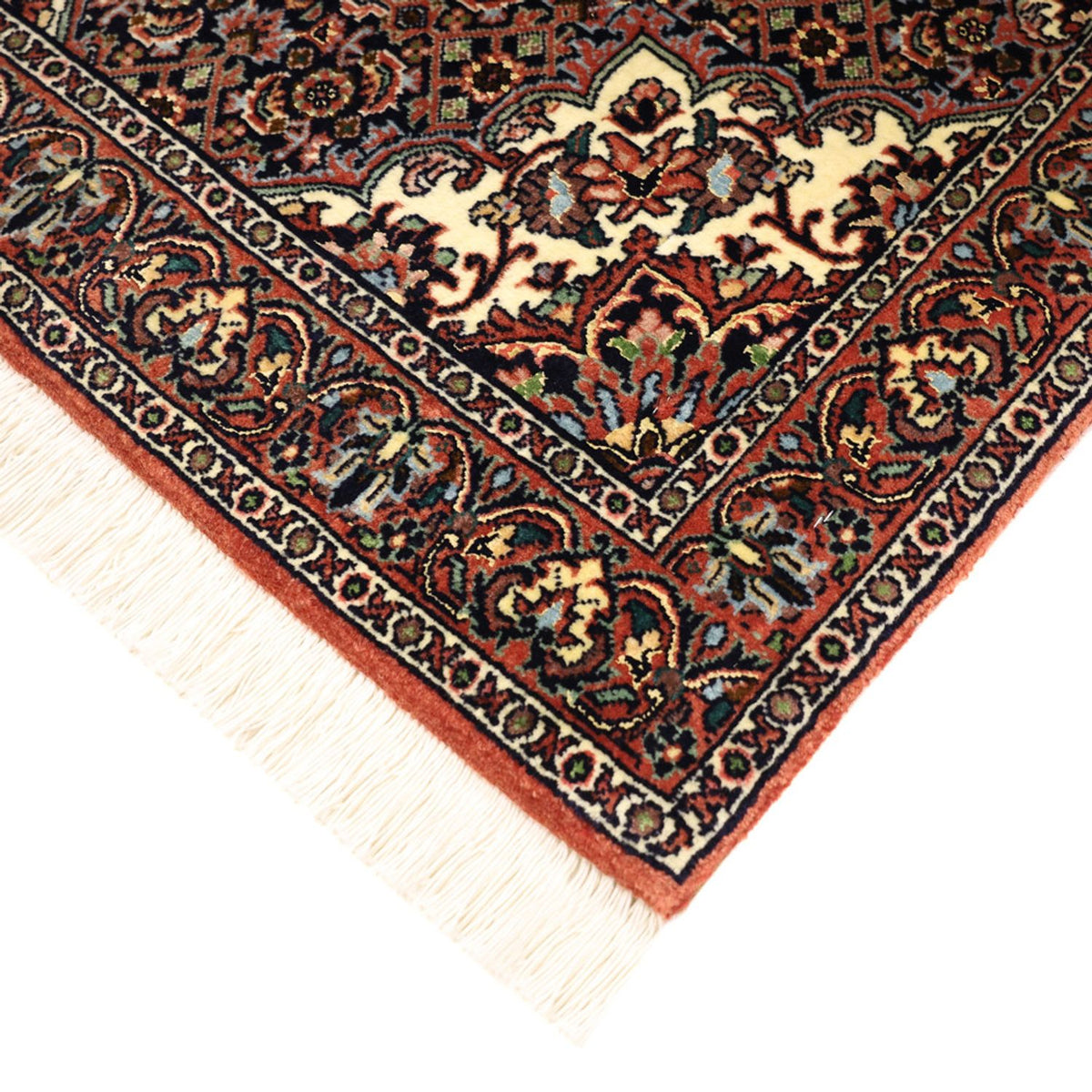 Tapis persan - Bidjar - Royal - 137 x 70 cm - rouge foncé