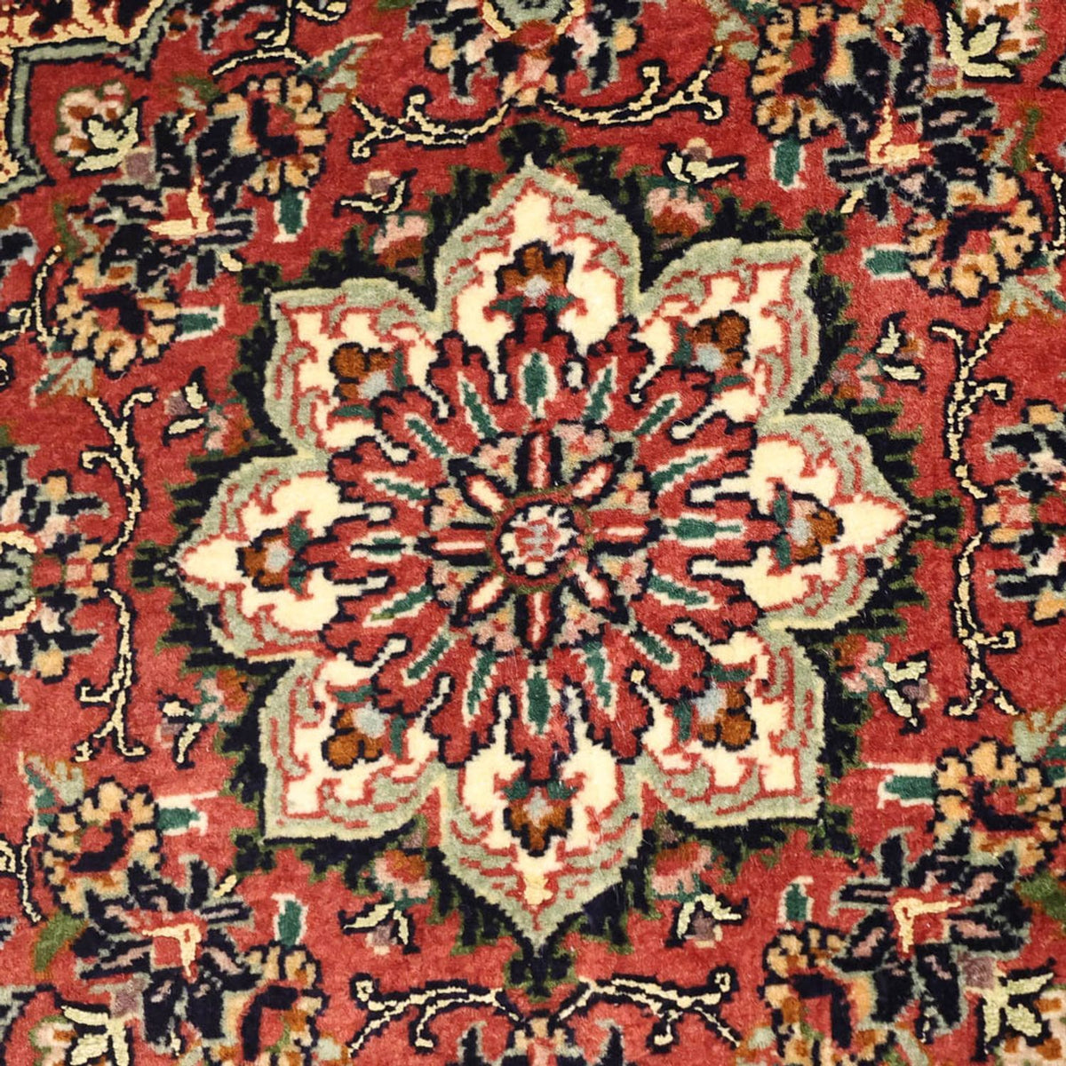 Tapis persan - Bidjar - Royal - 147 x 91 cm - rouge foncé