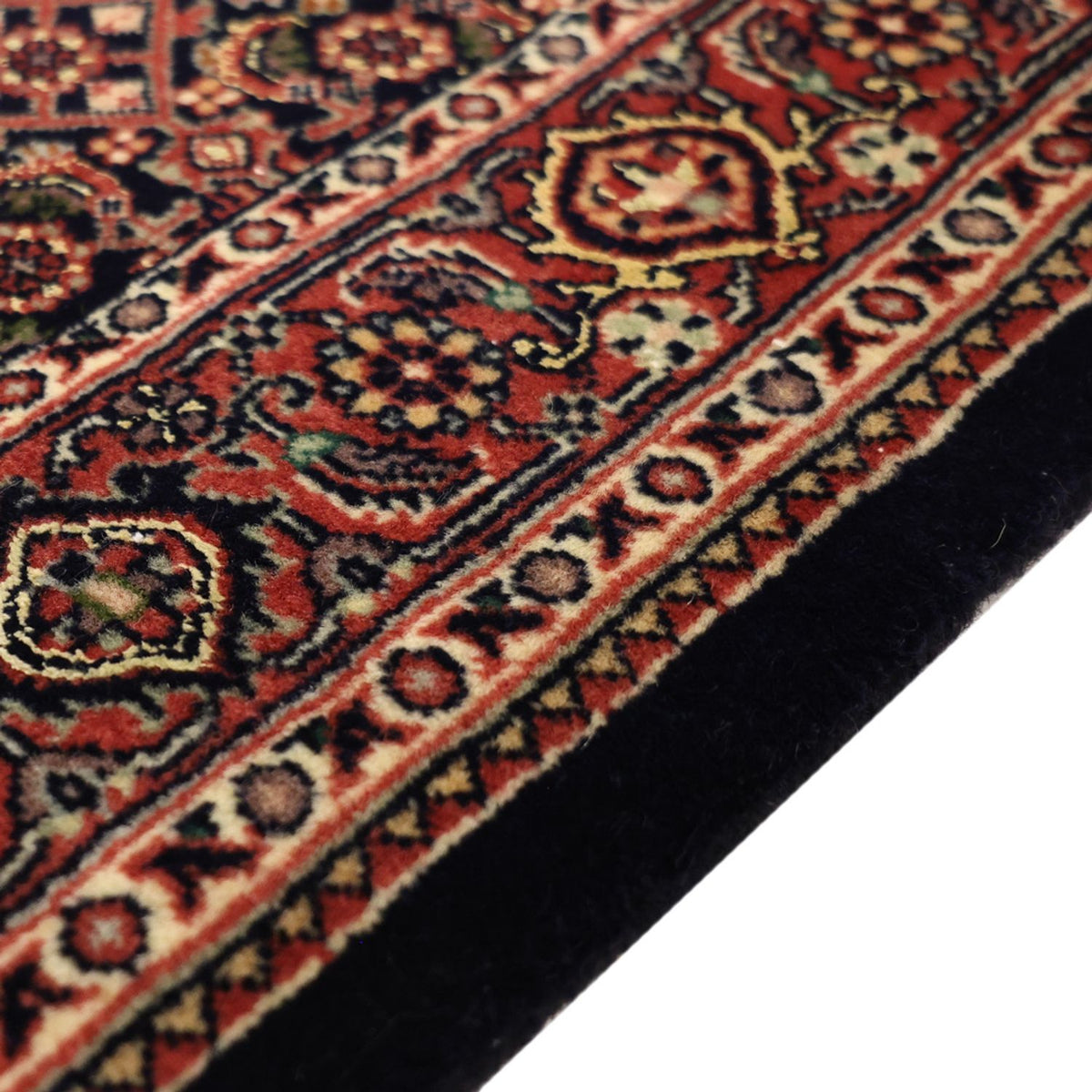 Tapis persan - Bidjar - Royal - 147 x 91 cm - rouge foncé