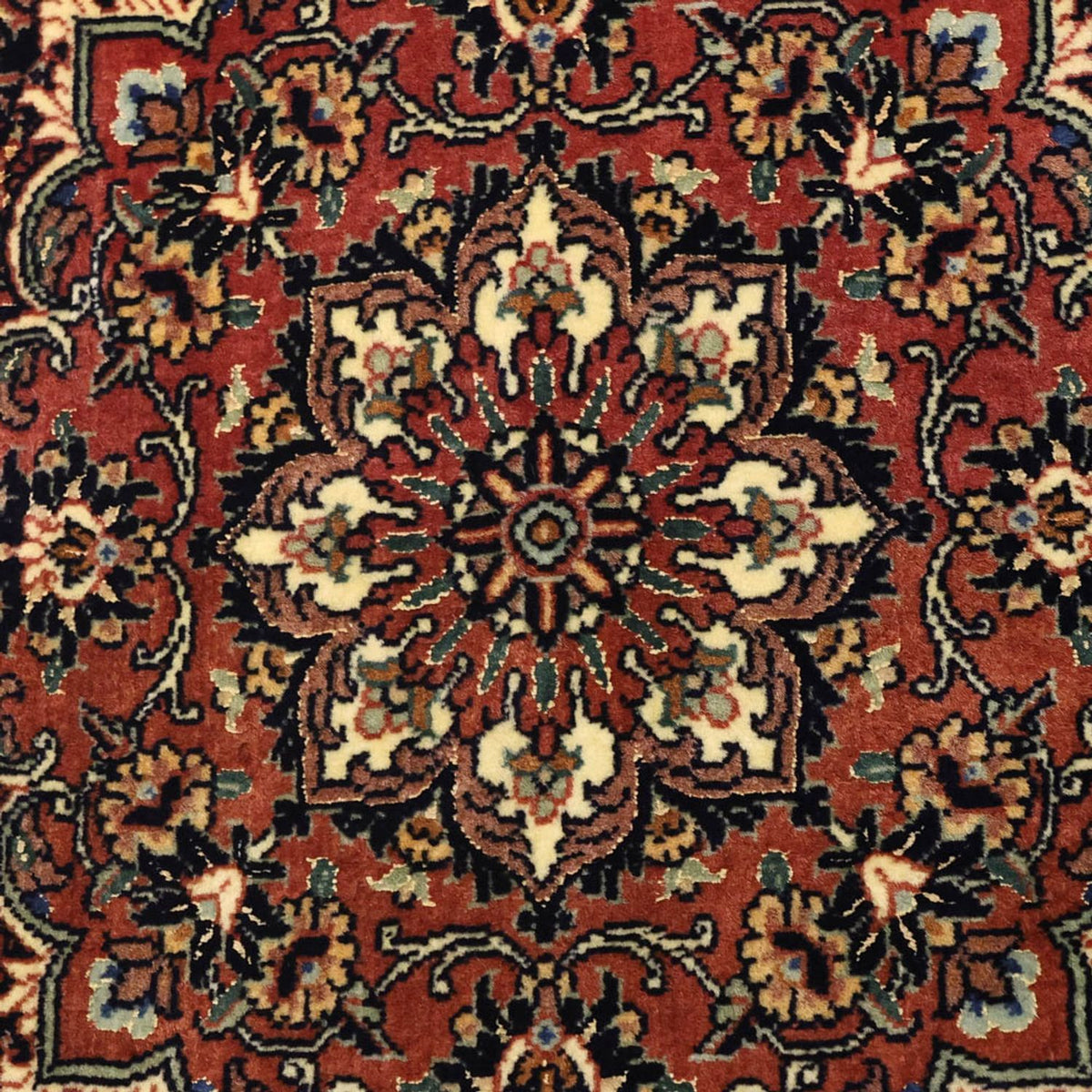 Tapis persan - Bidjar - Royal - 149 x 89 cm - rouge foncé