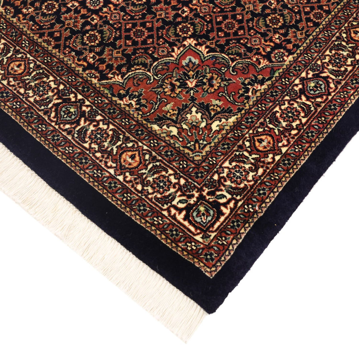 Tapis persan - Bidjar - Royal - 149 x 89 cm - rouge foncé