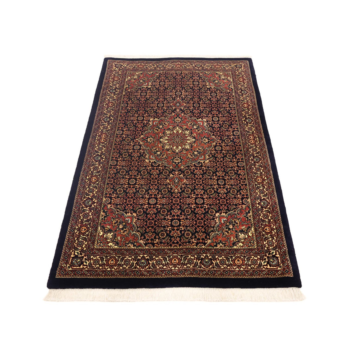 Tapis persan - Bidjar - Royal - 149 x 89 cm - rouge foncé