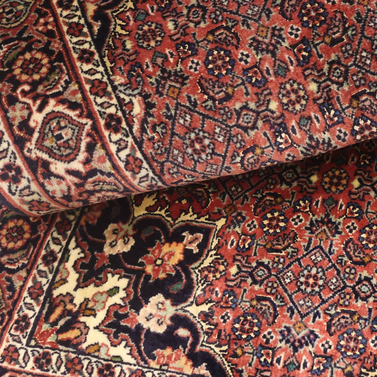 Tapis persan - Bidjar - Royal - 147 x 70 cm - rouille