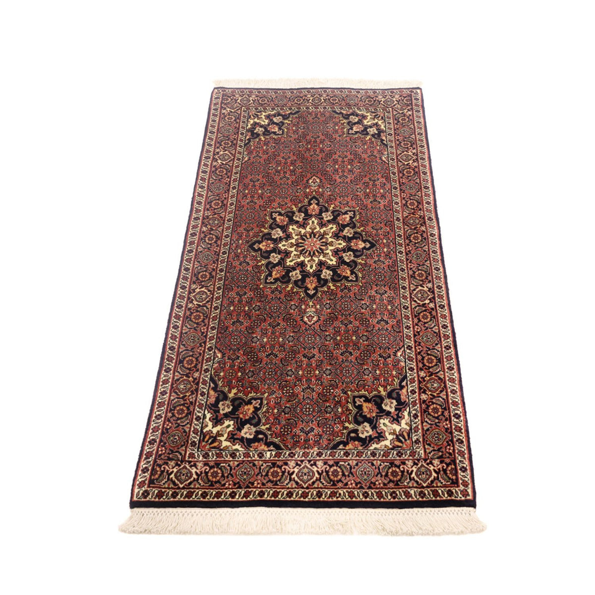 Tapis persan - Bidjar - Royal - 147 x 70 cm - rouille