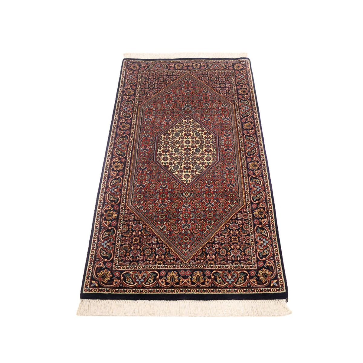 Tapis persan - Bidjar - Royal - 135 x 70 cm - rouille