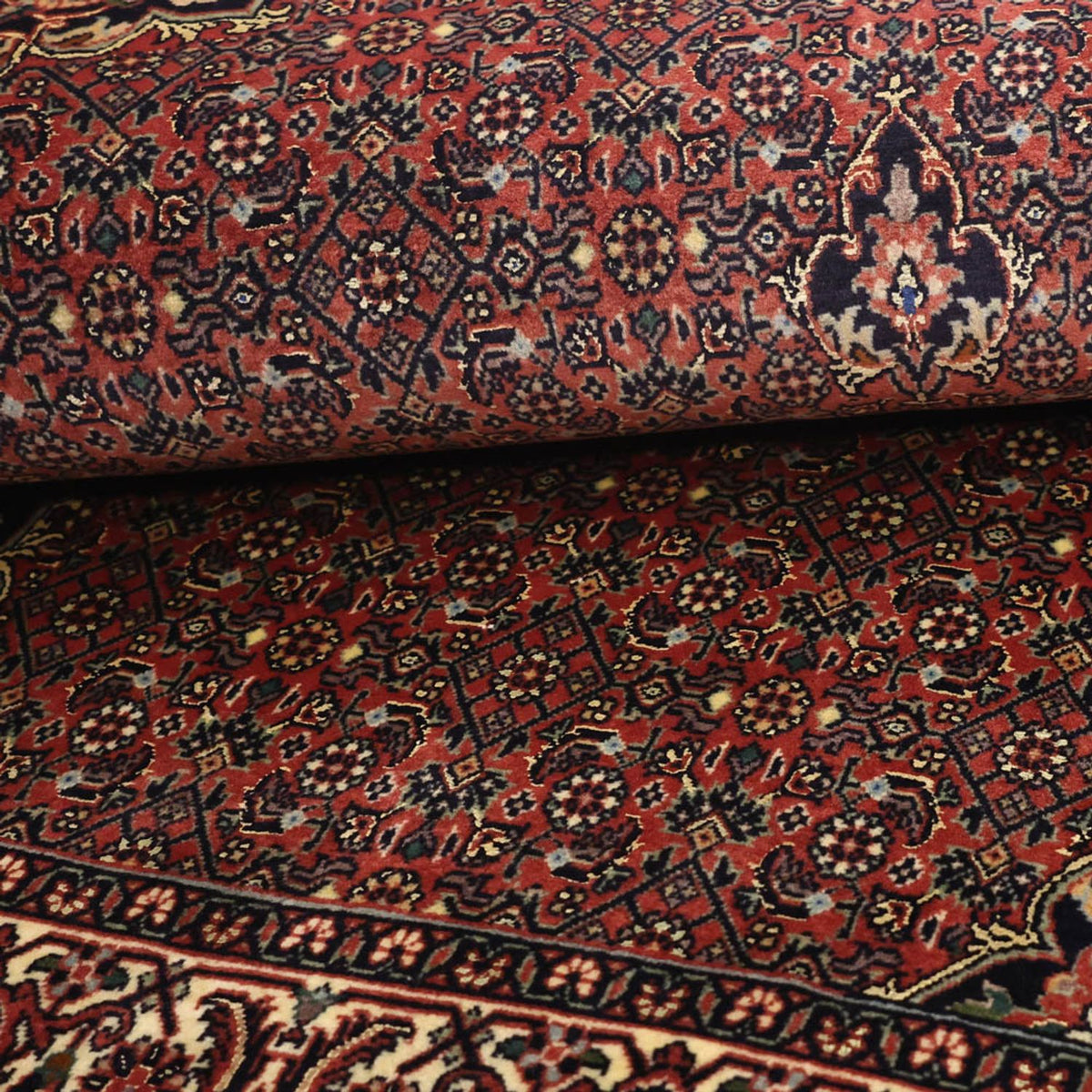 Tapis persan - Bidjar - Royal - 145 x 101 cm - rouille