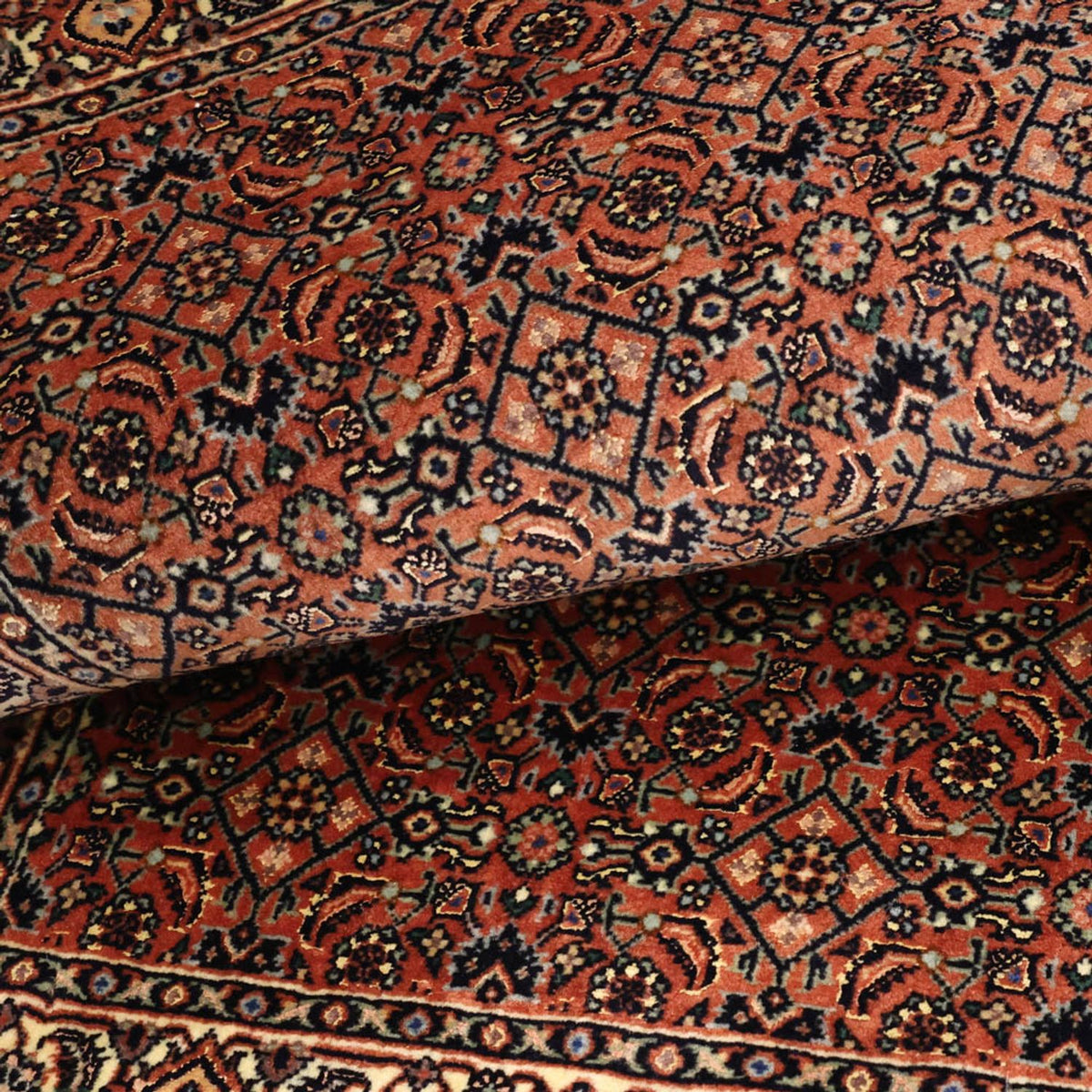 Tapis persan - Bidjar - Royal - 134 x 78 cm - rouille