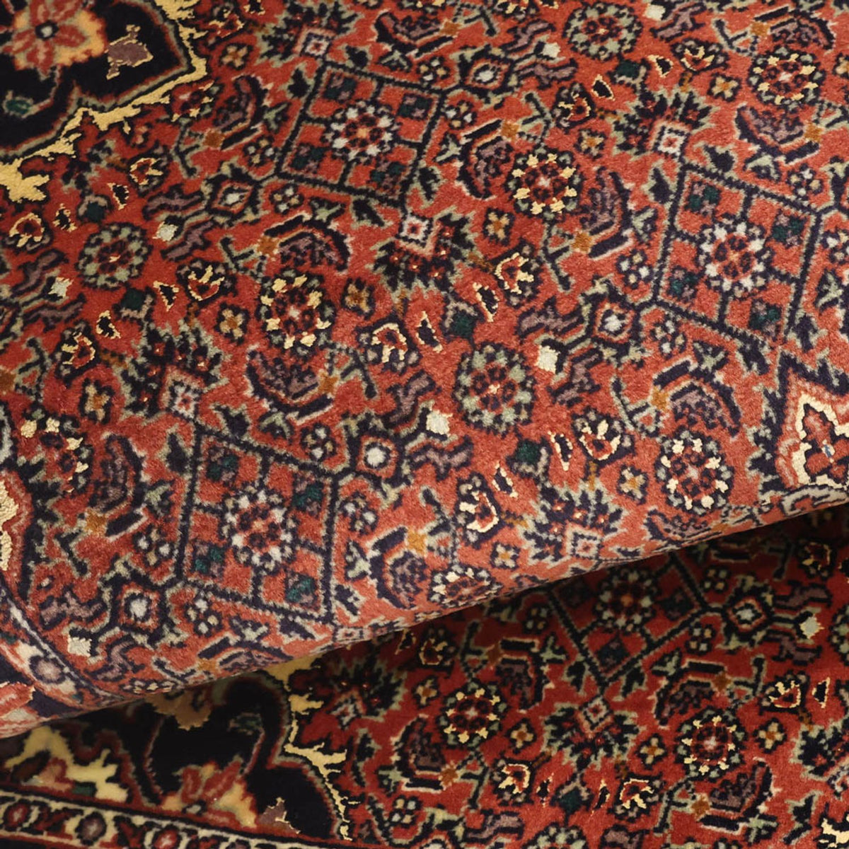 Tapis persan - Bidjar - Royal - 146 x 70 cm - rouille