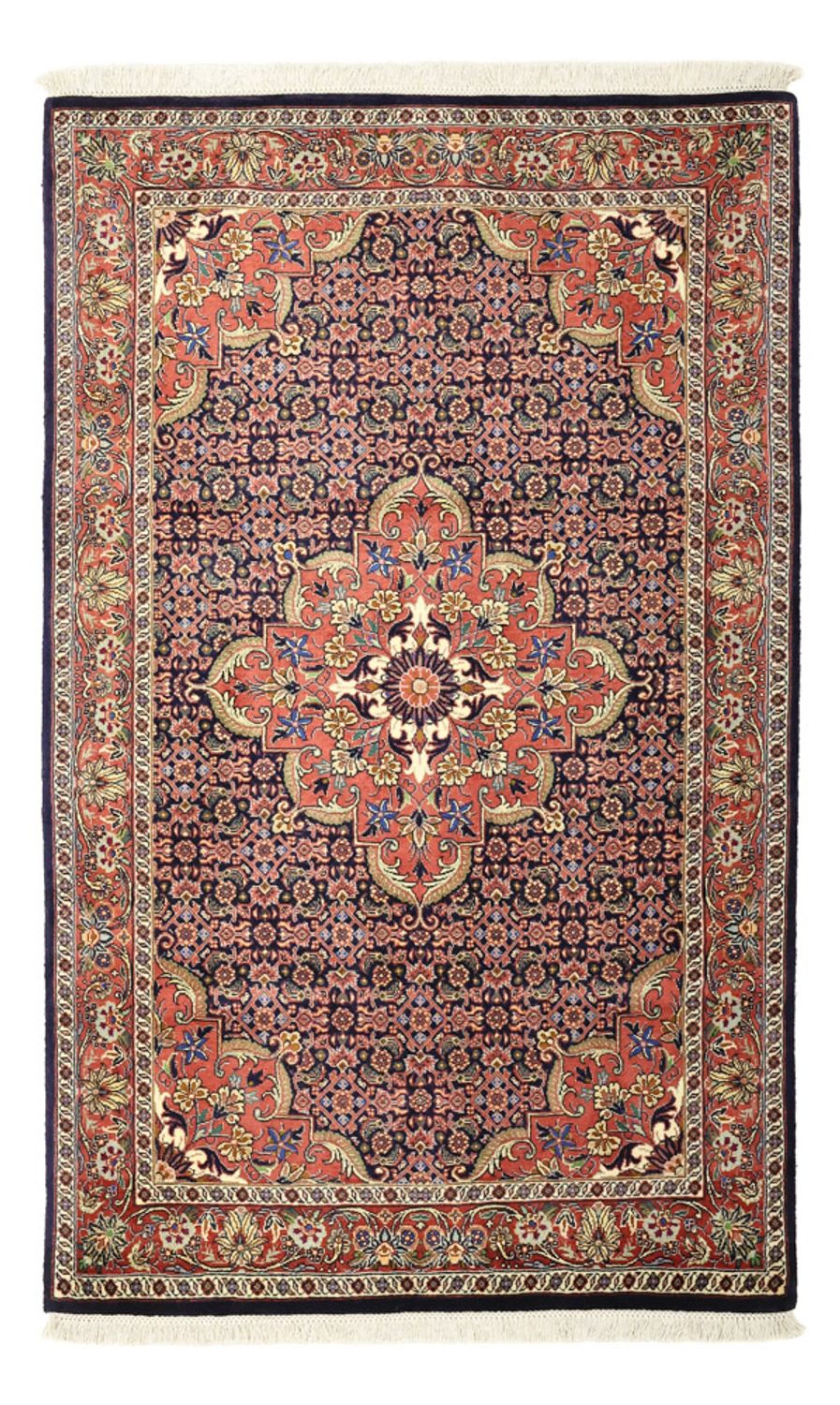Tapis persan - Bidjar - Royal - 148 x 91 cm - rouille